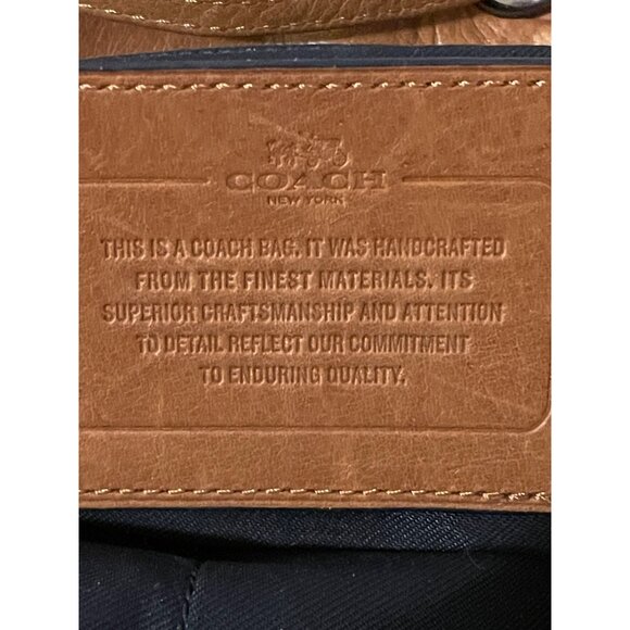 Coach Leather Backpack Used Brown Unisex - Picture 6 of 16